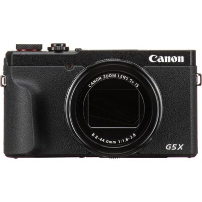 〈ほぼ新品〉G5X Mark II PowerShot Canon PowerShot G5 X Mark II 4K UHD 20.2MP Digital Camera - Black