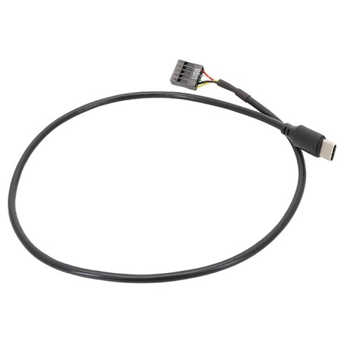 USB 9 broches mâle vers carte mère USB C mâle adaptateur câble d'extension type C câble - Photo 7/8