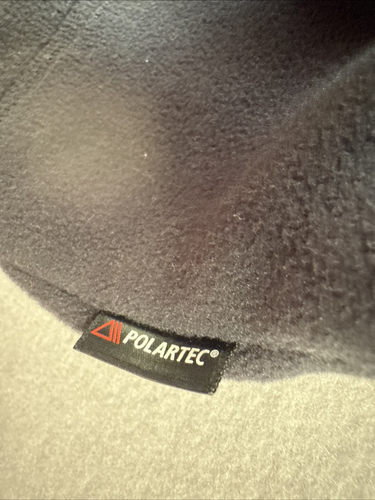 Helly Hansen Polartec Fleece Sweatshirt Mens 2XL Black Quarter Zip Pullover Camp - Picture 5 of 11