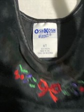 OshKosh B  Gosh Toddler Dress Size 4 Made In USA Vintage