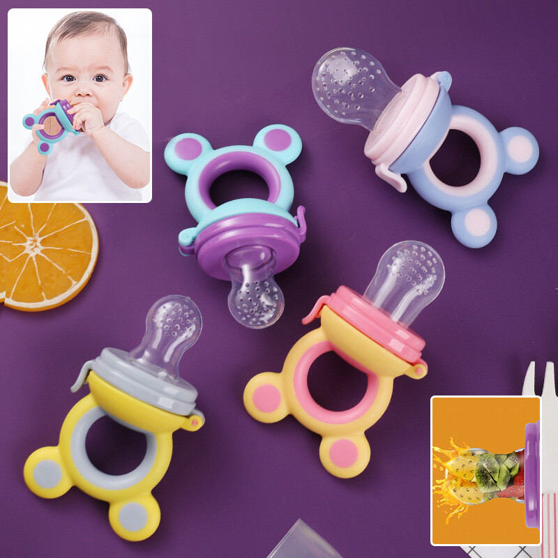 Fresh Fruit Teether Soother Nibbler Baby Feeder Pacifier Food