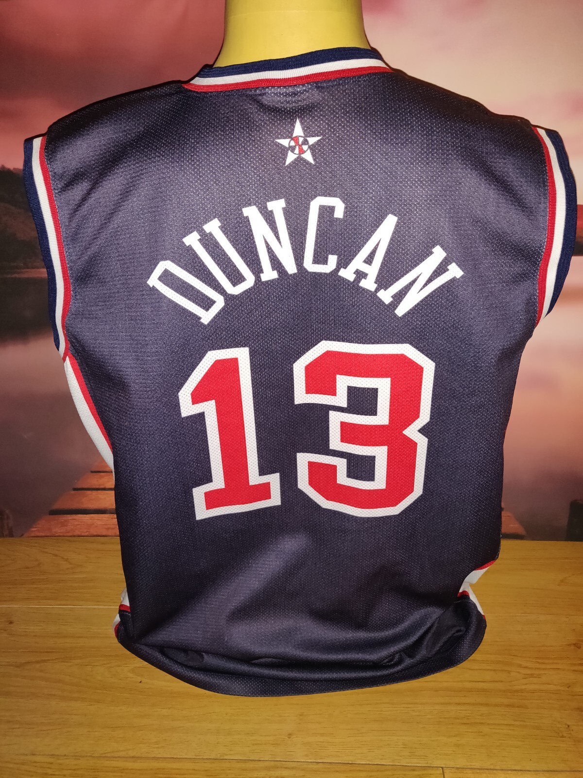 Tim Duncan USA Dream Team Basketball Jersey NBA Champion Large eBay