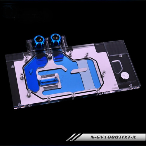 N-GV1080TIXT-X GPU Water Cooling Block for GIGA AORUS GTX1080 Ti Xtreme IN STOCK - 第 1/6 張圖片