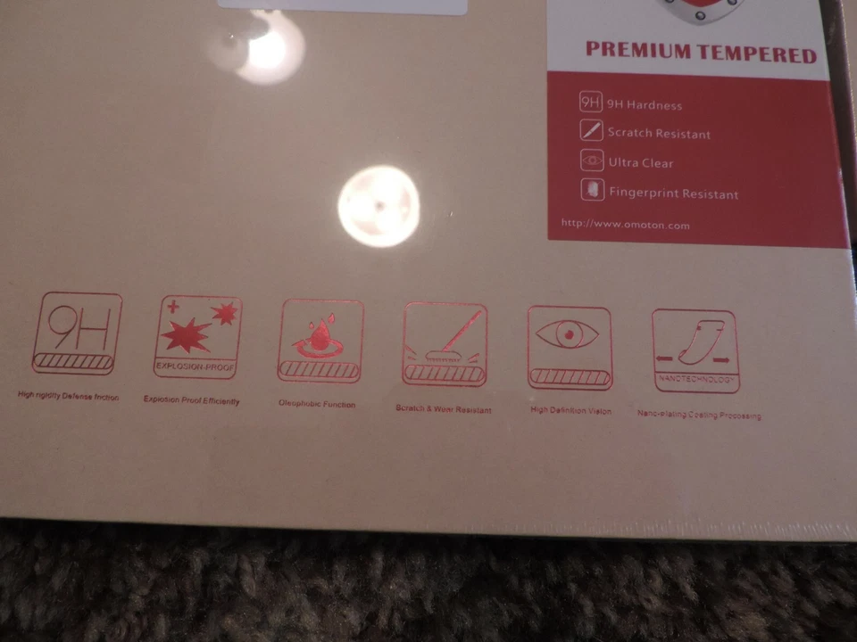 OMOTON [2 Pack] Screen Protector-Samsung Galaxy Tab A 10.1 2019 T510 and T515 - Image 3 of 4