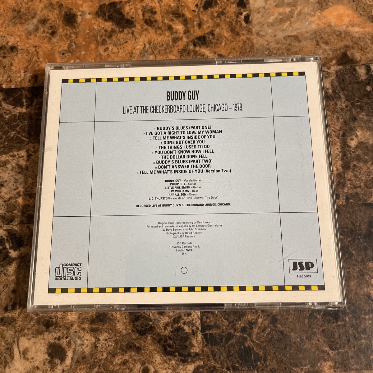Buddy Guy Live at Checkerboard(中古品) Buddy Guy Live At The Checkerboard Lounge Chicago 1979 CD JSP