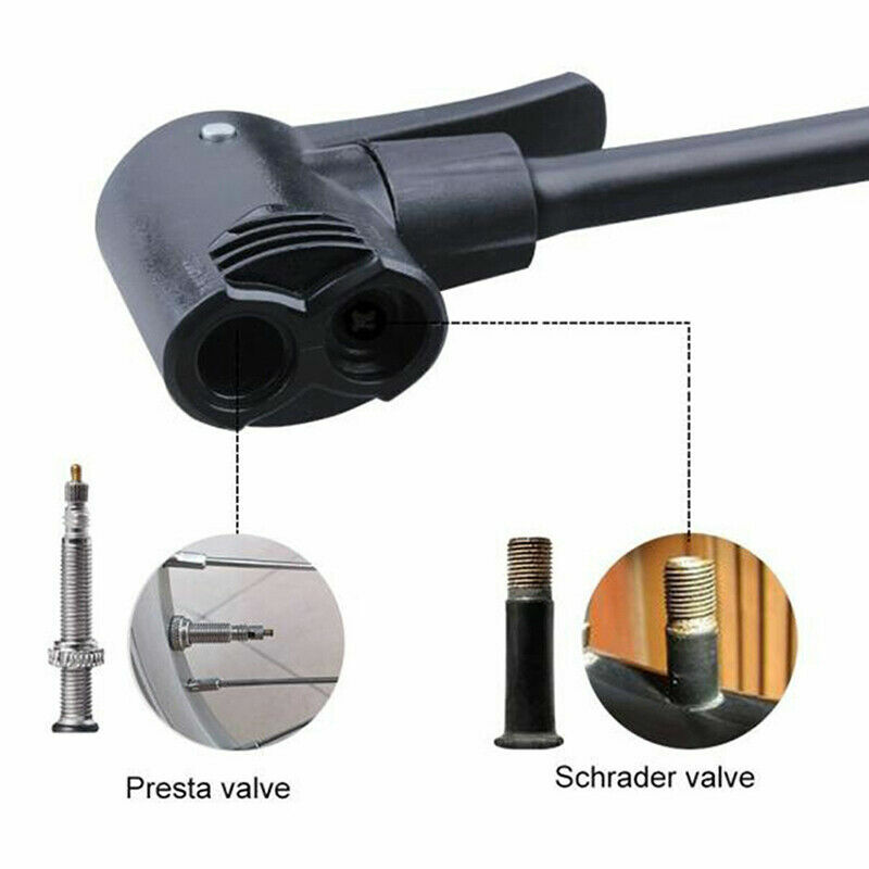 Presta Dual Head Air Pump Adaptor Valve Cover Bicycle Cycle Tire