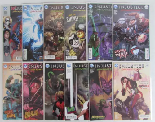 Injustice: Ground Zero (2017,DC) Run #1-12 Complete VF to VF/NM JJ592