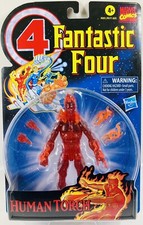 Marvel Legends  Human Torch   Johnny Storm Retro  Hasbro 2021 Fantastic Four New