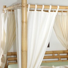 Vorhang für Himmelbett 140x200 Betthimmel Himmelbettvorhang Schlafzimmer Spa 