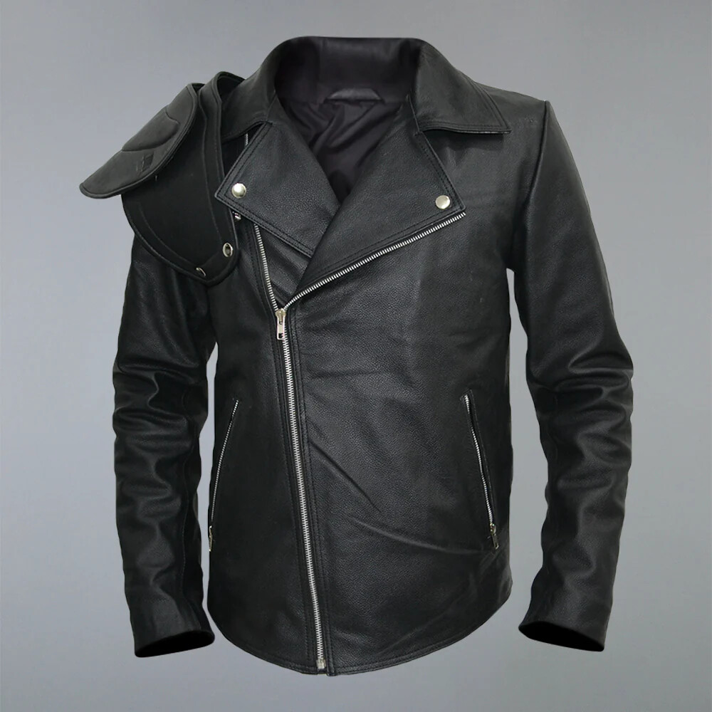 Mad Max Road Warrior Biker Full Sleeves Leather Jacket