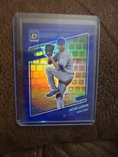 2021 PANINI DONRUSS OPTIC JACOB DEGROM PURPLE PANDORA PRIZM #/99 METS RANGERS 