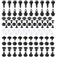 100 Pcs Fender Liner Fastener Rivet Push Bumper Clips Retainer For Toyota Lexus