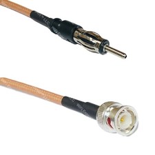 RG400 AM/FM MALE to BNC MALE RF Cable FAST-SHIP LOT