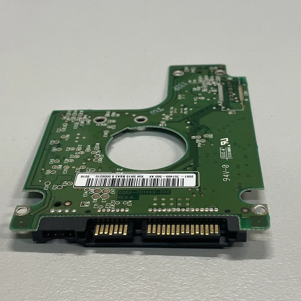 WD WD1600BEVT-60ZCT1 2.5" 160GB SATA HDD PCB Board 2060-701499-000 REV A - Image 2 of 4