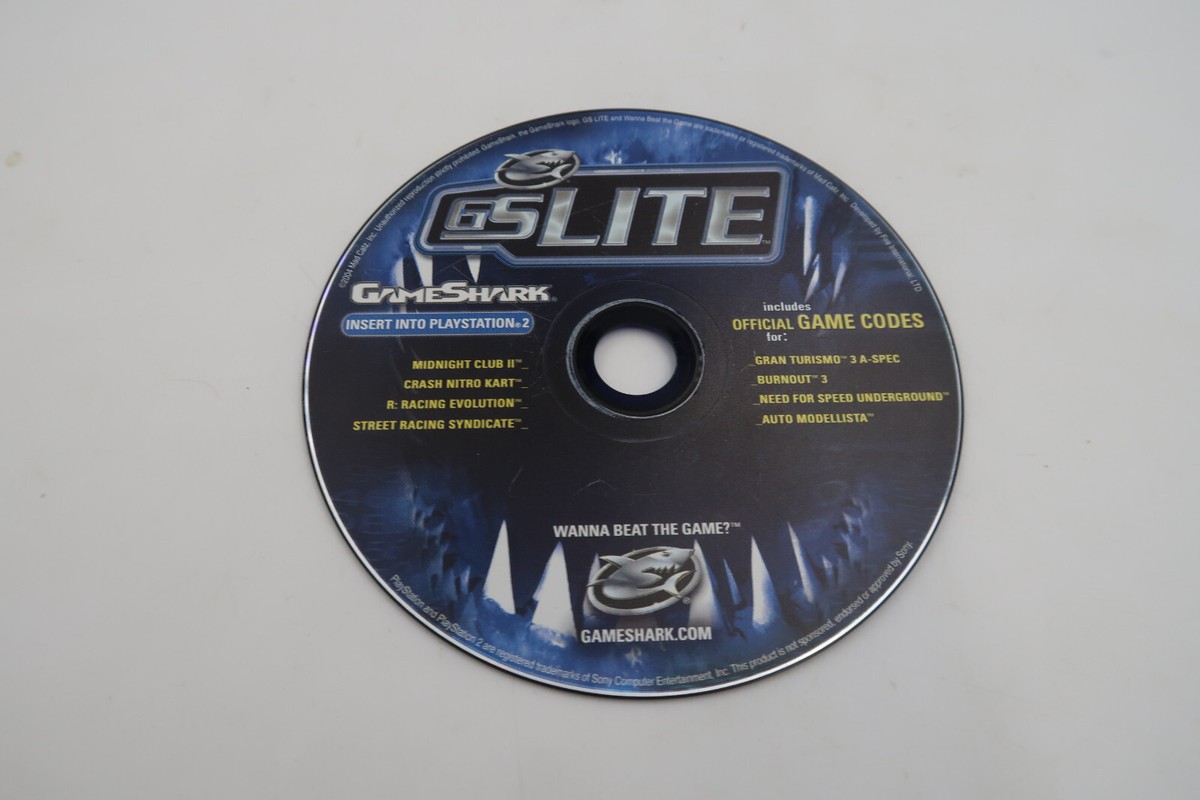 Gameshark GS Lite Cheat Code Disc PS2 Playstation 2 (B2) | eBay