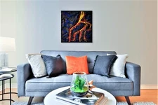 3D Textured Unique Wall Artwork, Handmade Wall Sculpture, Abstract Wall Decor