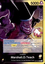 Marshall.D.Teach (080) OP16-080 Leader The Time of Battle One Piece Near Mint