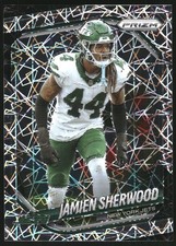 2025 Panini Prizm Prizms Lazer #221 Jamien Sherwood - FB