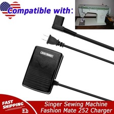 Singer Foot Pedal and Power Cord for Singer Sewing Machine Fashion Mate 252
