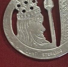 1972年製 彫刻入り角飾り USA製 人形No.18 】(縦約33cm) インテリア置物 オブジェ