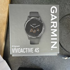 Garmin vívoactive 4S 40mm GPS Smartwatch 4GB Black Silicone Band