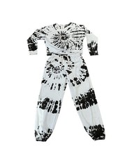 ELECTRIC and ROSE XS Tie Dye Jogger Lounge Pajama Set 100% Cotton Retails $306