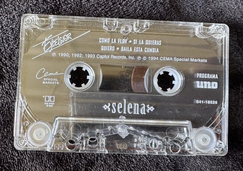 SELENA - Self-Titled (1995 Capitol) Cassette - Picture 4 of 5