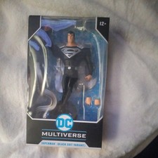 DC Multiverse Mcfarlane Toys Superman Animated Black Suit Variant 7  Figure New