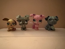 Littlest Pet Shop Dog Lot of 4