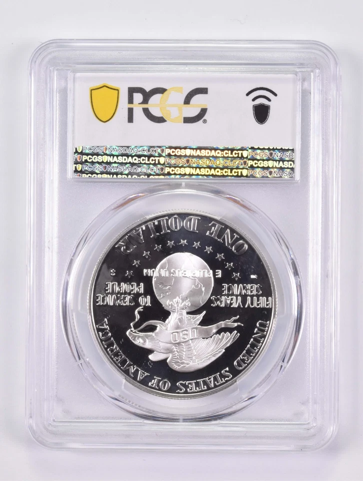 PR70 1991-S DCAM USO Commemorative Silver Dollar PCGS *1144 - Image 2 of 4