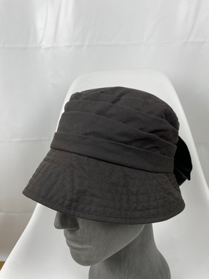 Dents Waxed Cotton Hat With Bow One Size