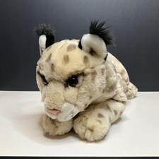 Vintage Toys R Us Animal Alley Spotted Lynx Cat Stuffed Animal Plush 16