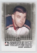 2009-10 ITG Between the Pipes Greats Of The Game Gump Worsley #125 HOF 1s7