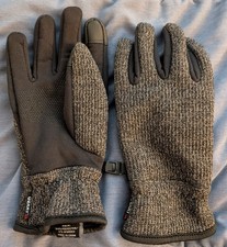 GERRY MĘSKIE Rękawiczki zimowe Wrzosowe Czarne/Czarne Rozmiar M/ L Ekran dotykowy