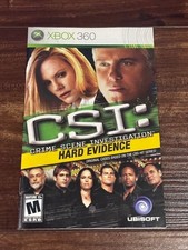 CSI Hard Evidence Crime Scene Investigation XBOX 360 Instruction Manual Only