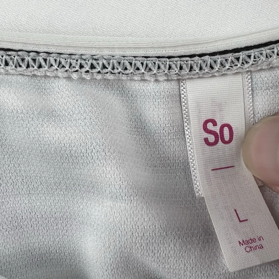 Новый с Ярлыками женская бикини низ размер L черный белый в полоску оборки пляжный отпуск - Изображение 4 из 4