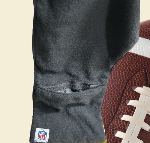 Sciarpa Pittsburgh Steelers NFL stile maglia nera e gialla 54" di Littlearth MVF - Foto 4 di 5