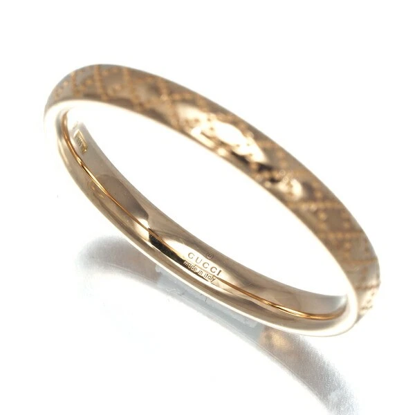 Bague Gucci or rose 18 carats US6,5,5 diamant accent occasion