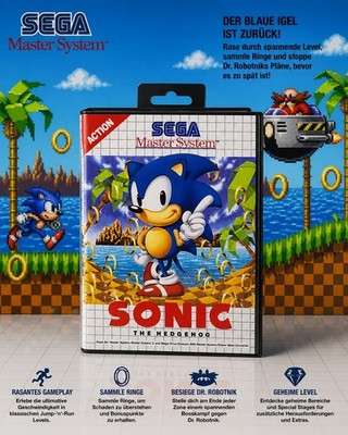 Sonic: The Hedgehog / Sega Master System / ohne. Anleitung / Retro / OVP