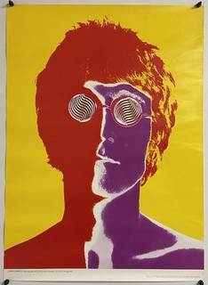 BEATLES Vintage Original 1967 RICHARD AVEDON Look Magazine Poster JOHN LENNON