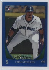 2011 Bowman Chrome Blue Refractor 146/150 Carlos Peguero #213 u2h
