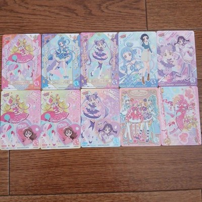 PreCure Girl Stars Card Trading Card Set 10 Karten P01 02 03 05 06 08 Rare