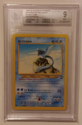 BGS 9 Articuno #48 Wizards Black Star Promo Pokemon TCG Vintage