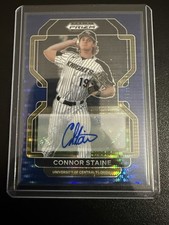 2022 Panini Prizm Draft Picks FOTL Navy Blue Pulsar /9 Connor Staine Auto
