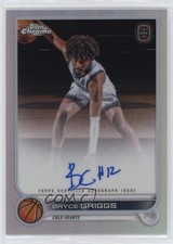 2022-23 Topps Chrome OTE Overtime Elite Chrome Bryce Griggs #CA-BG2 Auto gu3