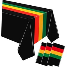 Pcs Kwanzaa Tablecloth 108 x 51 inch Juneteenth Decor 3 Classic