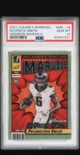 *SSP* Donruss Gridiron Marvels DeVonta Smith GM-18 Rookie PSA 10 Eagles *POP2* 