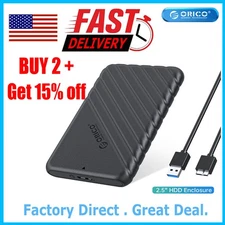 ORICO Hard Drive Enclosure USB 3.0 To SATA 2.5" External HDD SSD Case Enclosure