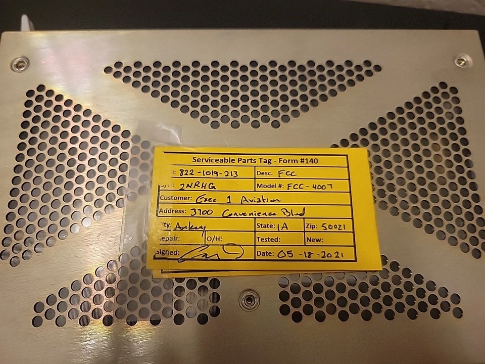 Boeing 767, 777; FCC-4007; p/n 822-1019-213; computadora de control de vuelo Foto 2 de 4