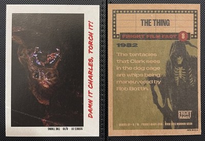 Fright Rags Horror Film Facts Series 1 #8 Damn It Charles, Torch It! The Thing